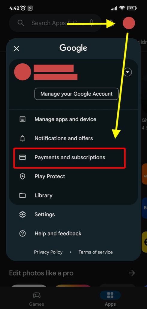 payment & subscriptions