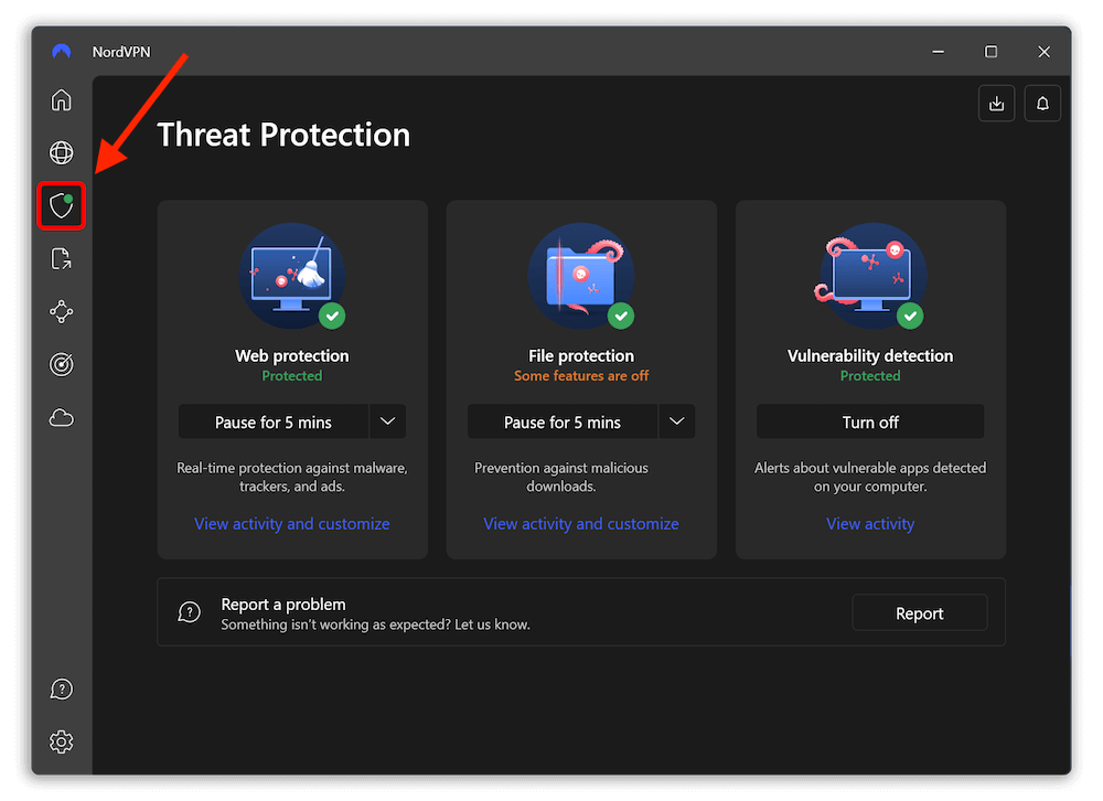 activate threat protection